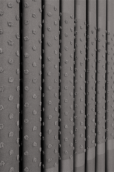 Keten Serisi Ponpon Desen Antrasit Pano Fon Perde