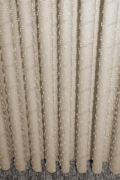 Keten Serisi Ponpon Desen Bal Köpüğü Fon Perde