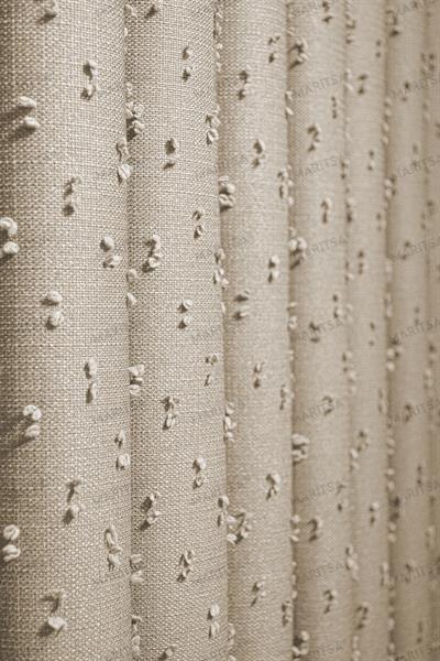 Keten Serisi Ponpon Desen Bal Köpüğü Fon Perde