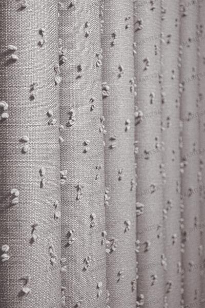 Keten Serisi Ponpon Desen Bej Fon Perde