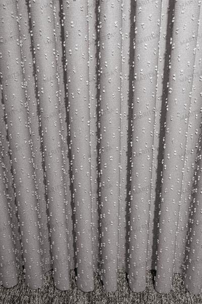 Keten Serisi Ponpon Desen Bej Fon Perde