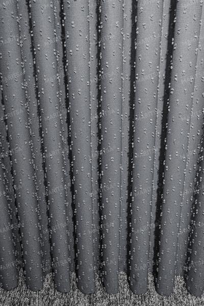 Keten Serisi Ponpon Desen Füme Fon Perde