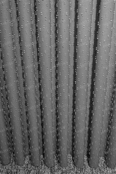 Keten Serisi Ponpon Desen Granit Gri Fon Perde