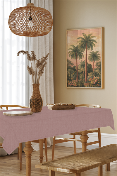 Keten Serisi Pudra Masa Örtüsü