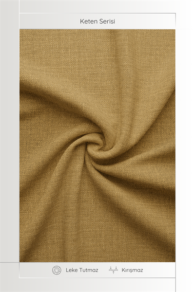 Keten Serisi Safran Masa Örtüsü