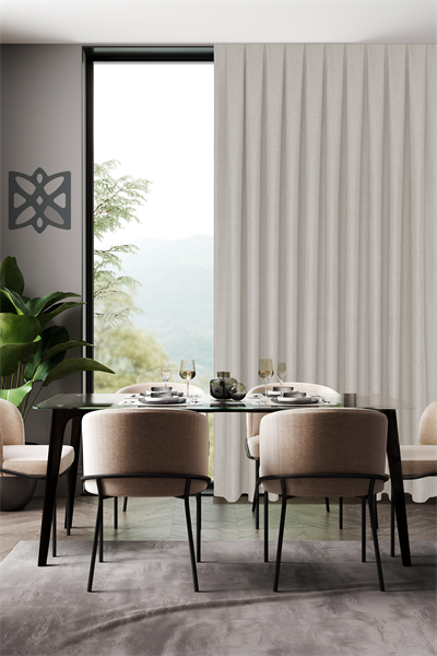 Keten Serisi Taş Fon Perde