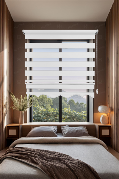 Klasik Beyaz Zebra Stor Perde