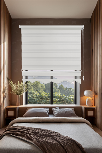 Klasik Ekru Zebra Stor Perde