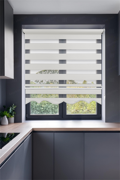 Klasik Ekru Zebra Stor Perde