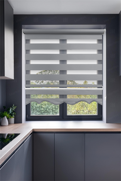 Klasik Gri Zebra Stor Perde