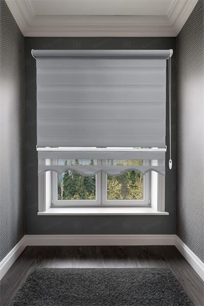 Klasik Gri Zebra Stor Perde