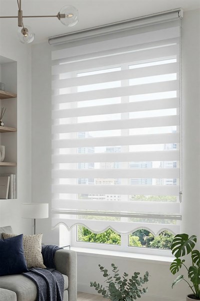 Klasik Mat Zebra Stor Perde