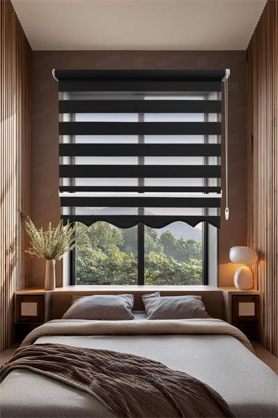 Klasik Siyah Zebra Stor Perde