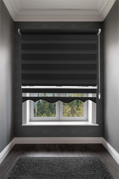 Klasik Siyah Zebra Stor Perde