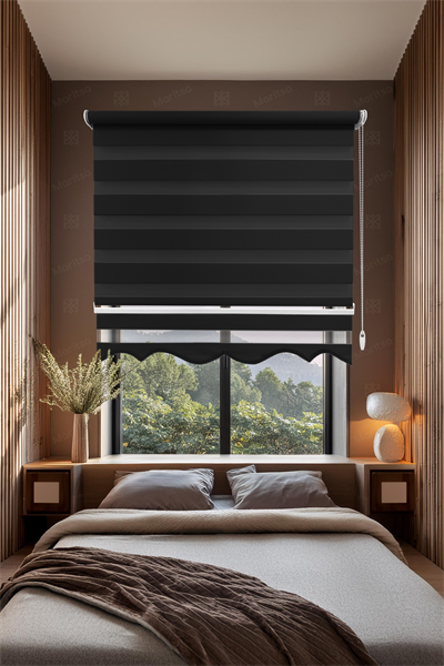 Klasik Siyah Zebra Stor Perde