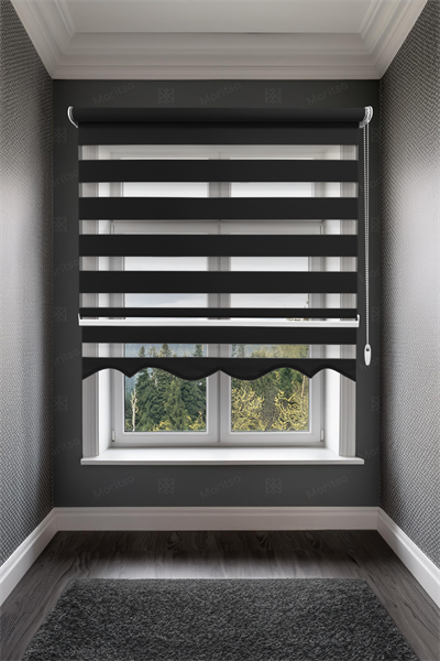 Klasik Siyah Zebra Stor Perde