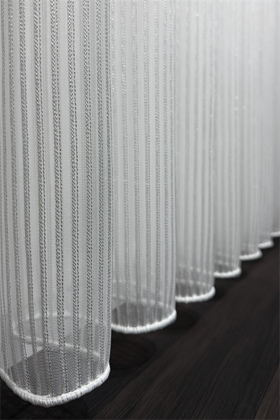 Linea Serisi Kalın Çizgili Gramajlı Tül Perde