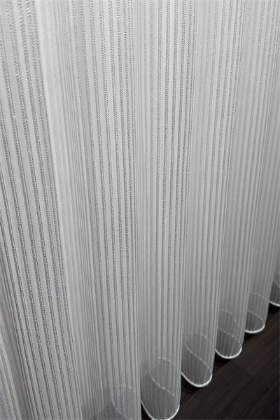 Linea Serisi Kalın Çizgili Gramajlı Tül Perde