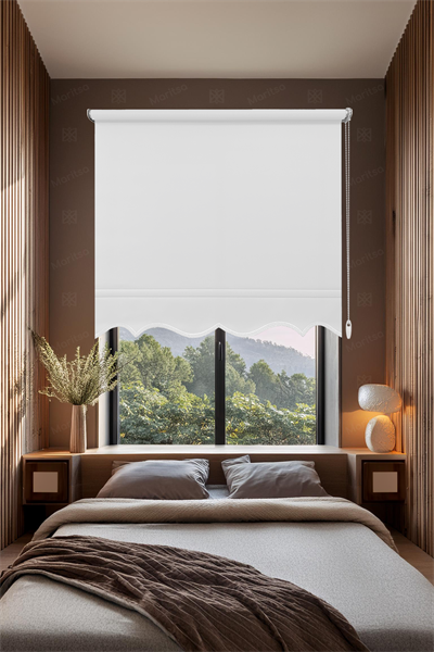 Mat Polyester Beyaz Stor Perde