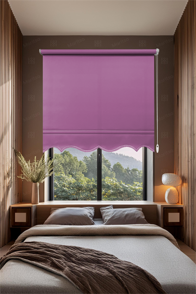 Mat Polyester Erguvan Stor Perde