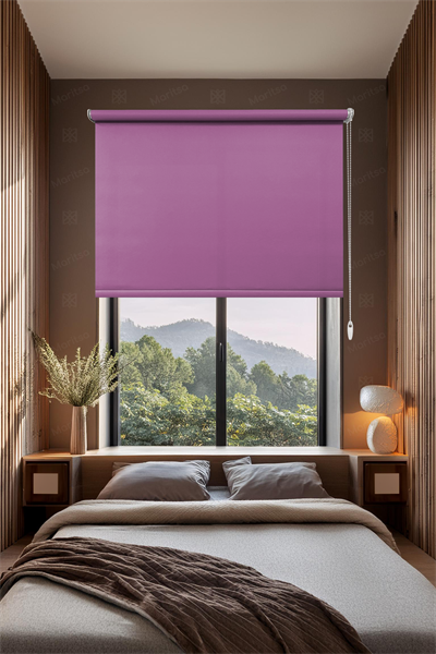 Mat Polyester Erguvan Stor Perde