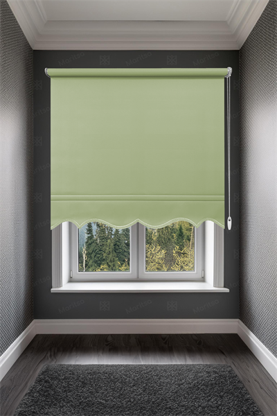 Mat Polyester Fıstık Yeşili Stor Perde