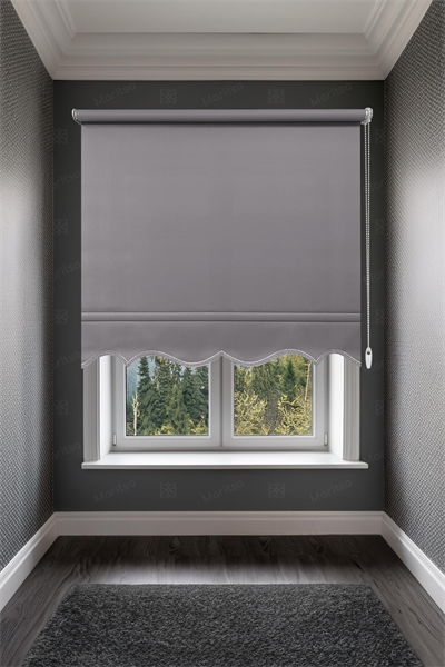 Mat Polyester Gri Stor Perde