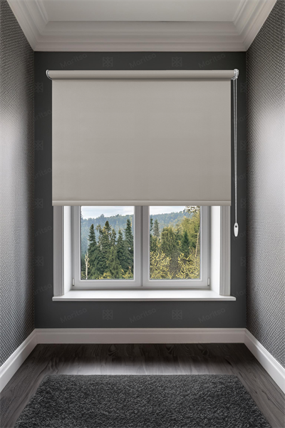 Mat Polyester Koyu Taş Stor Perde