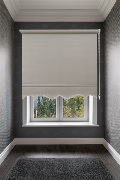 Mat Polyester Koyu Taş Stor Perde