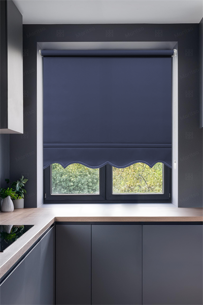 Mat Polyester Lacivert Stor Perde