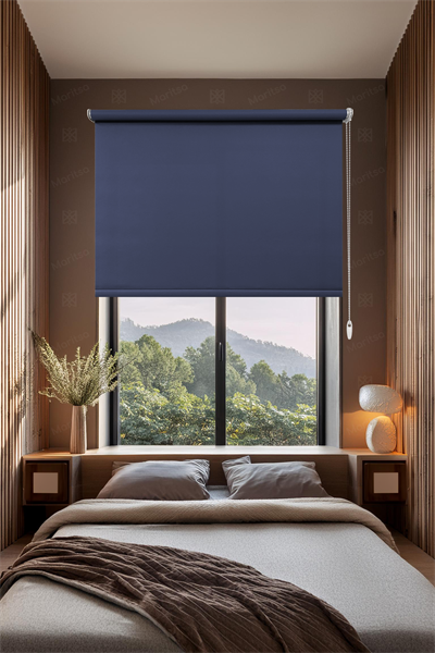 Mat Polyester Lacivert Stor Perde