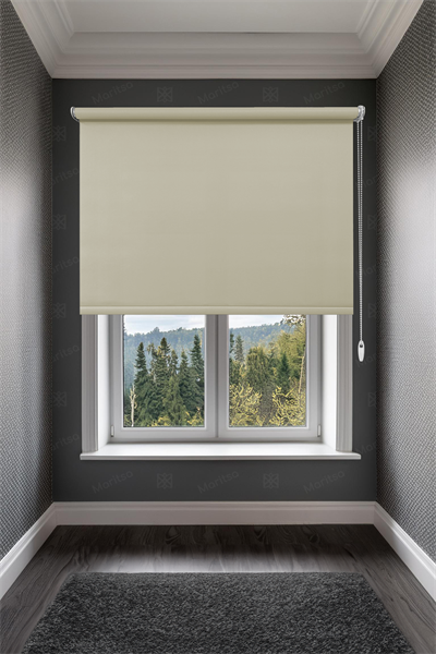 Mat Polyester Şampanya Stor Perde