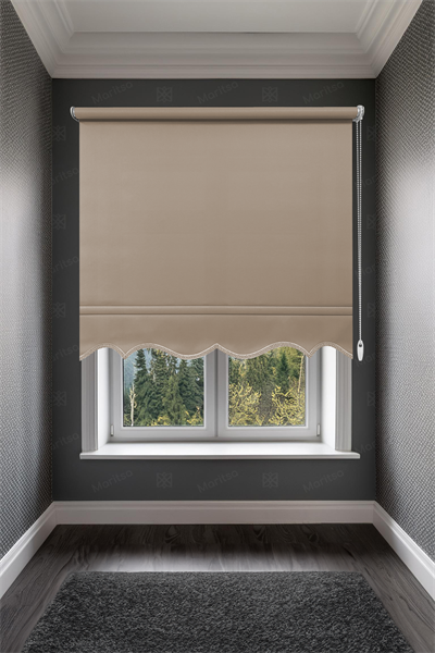 Mat Polyester Sütlü Kahve Stor Perde