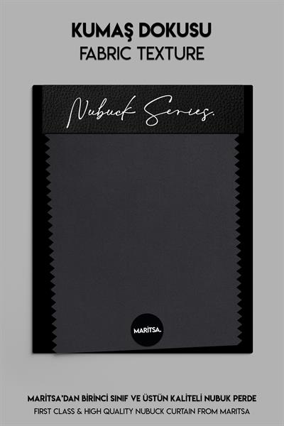 Nubuk Serisi Füme Fon Perde