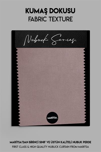 Nubuk Serisi Pudra Fon Perde