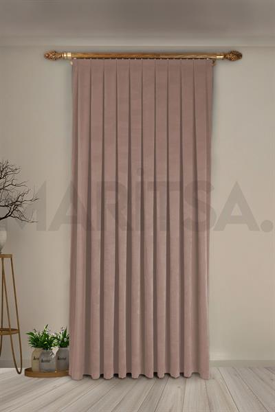 Nubuk Serisi Pudra Fon Perde