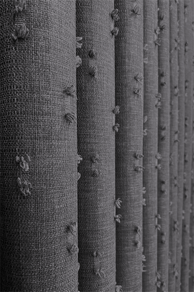 Soft Keten Serisi Helia Desen Gri Fon Perde