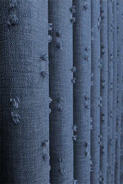 Soft Keten Serisi Helia Desen Mavi Fon Perde