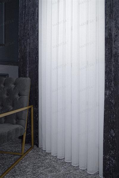 Sofya Serisi Arya Desen Ekru Tül Perde