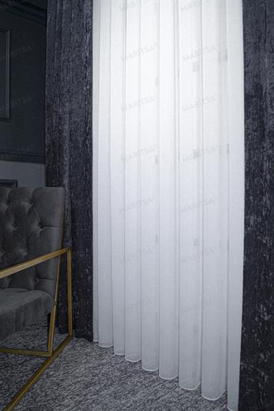 Sofya Serisi Fulya Desen Ekru Tül Perde