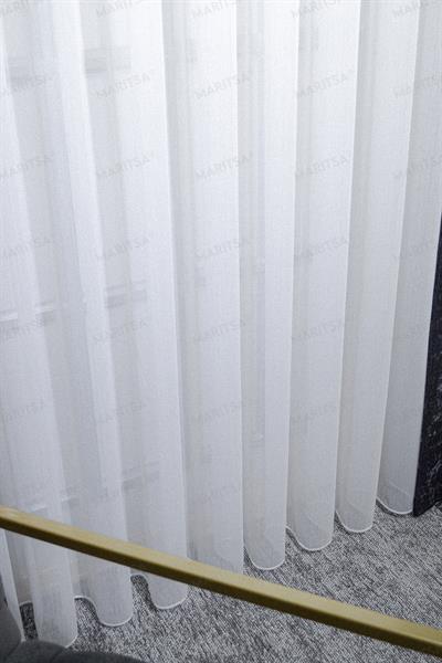 Sofya Serisi Fulya Desen Ekru Tül Perde