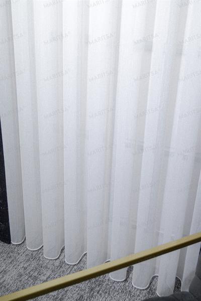 Sofya Serisi Zerrin Desen Ekru Tül Perde