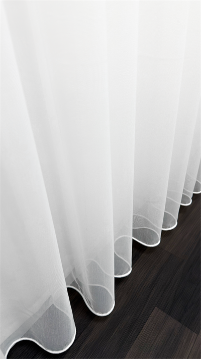 TT Serisi Efektli Sade Ekru Tül Perde