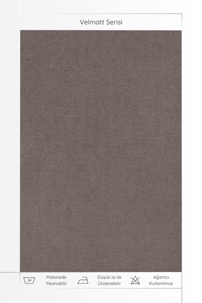 Velmatt Serisi Kadife Efektli Yüksek Gramajlı Vizon Fon Perde