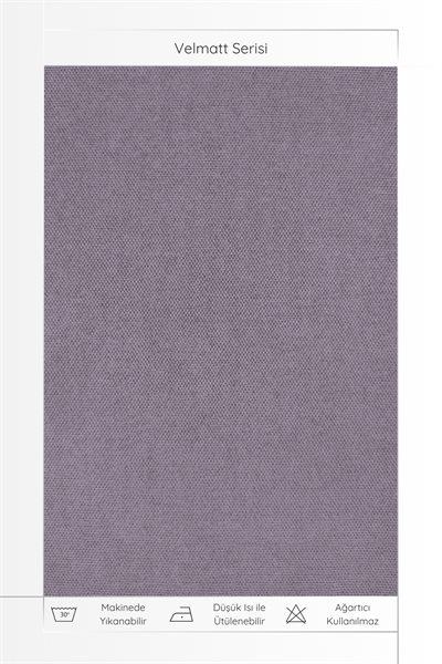 Velmatt Serisi Kadife Efektli Yüksek Gramajlı Lila Fon Perde