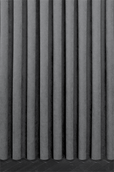 Velmatt Serisi Kadife Efektli Yüksek Gramajlı Gri Fon Perde