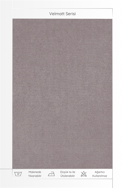 Velmatt Serisi Kadife Efektli Yüksek Gramajlı Pudra Fon Perde