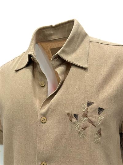 23y1980-j01 Rope Keten Gömlek