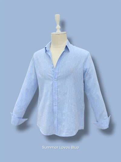 Camellia Keten Gömlek