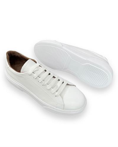 Beyaz Deri Sneakers